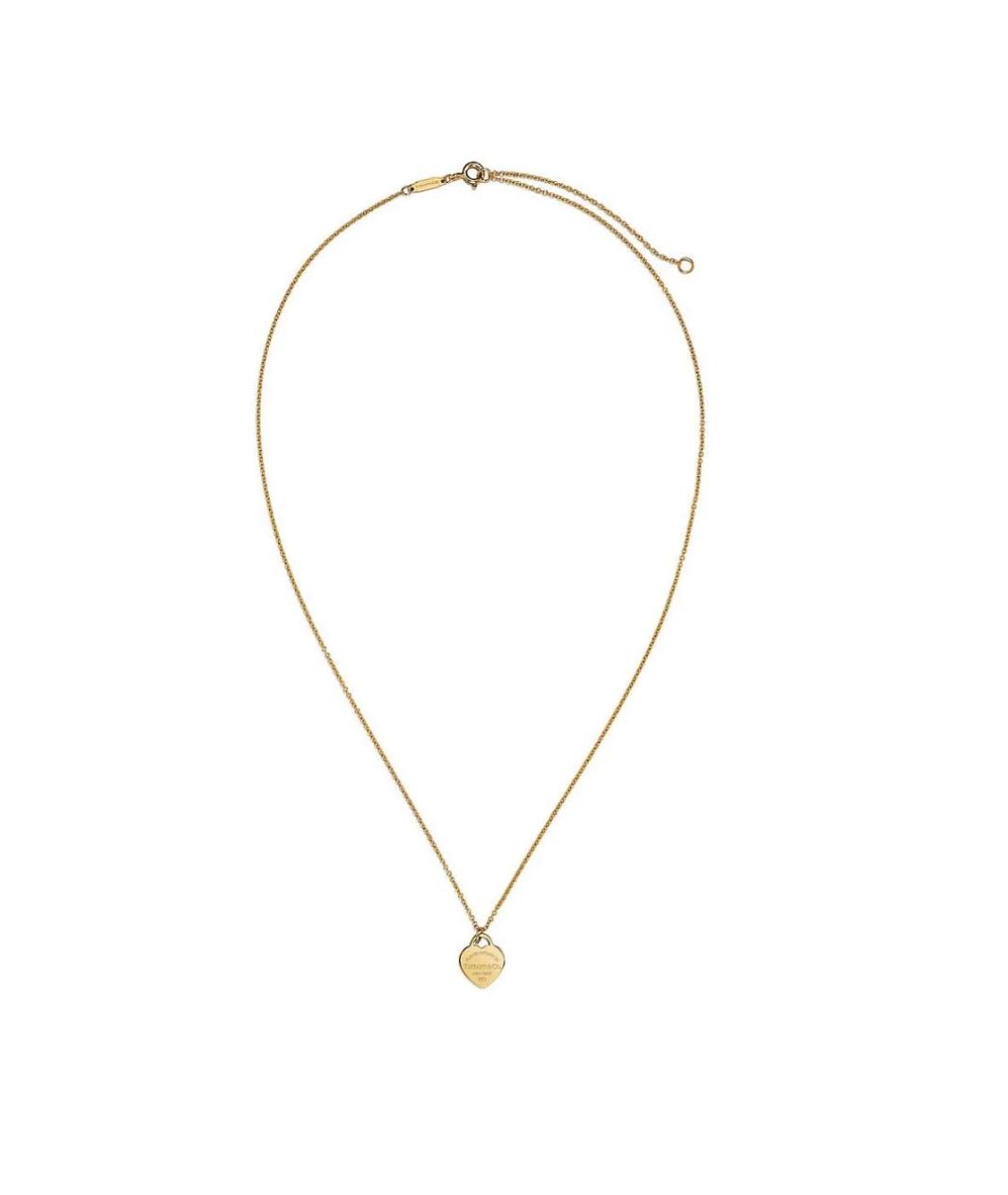 TIFFANY&CO Желтая подвеска из желтого золота, фото 2