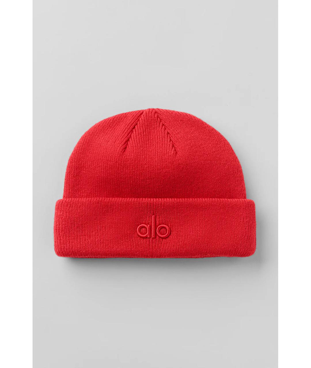 ALO YOGA Красная шапка, фото 3