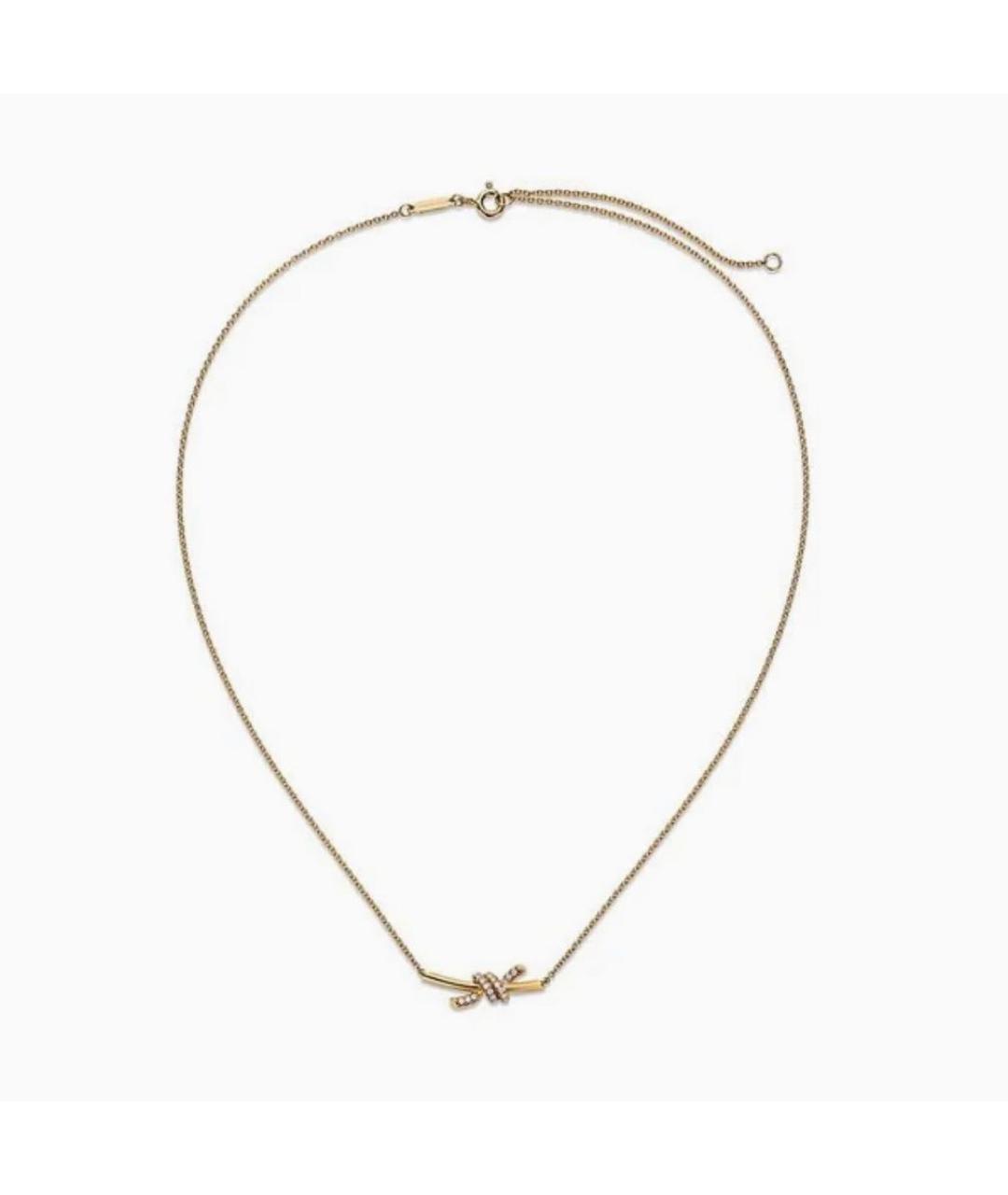 TIFFANY&CO Желтая подвеска из желтого золота, фото 2