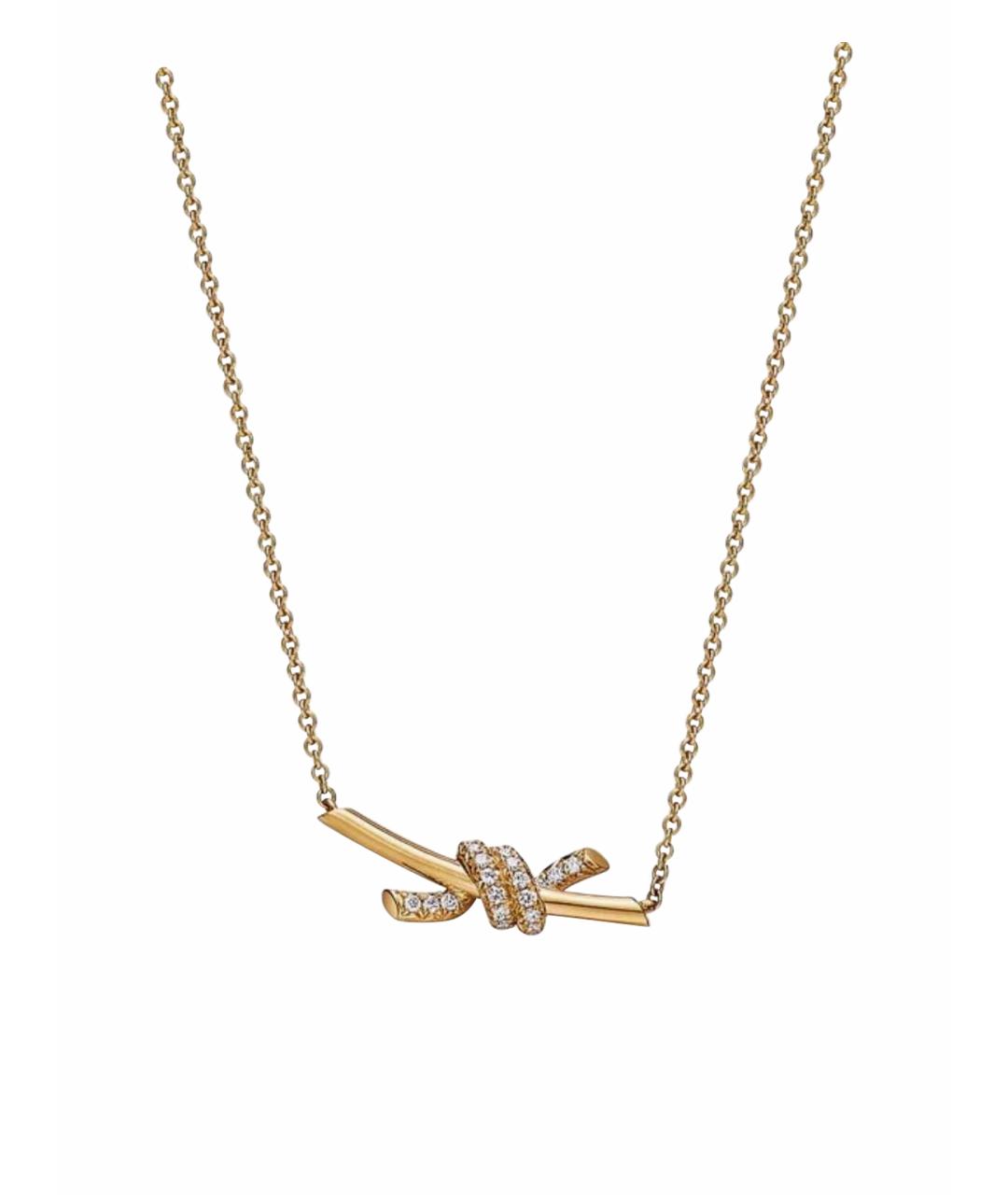 TIFFANY&CO Желтая подвеска из желтого золота, фото 1