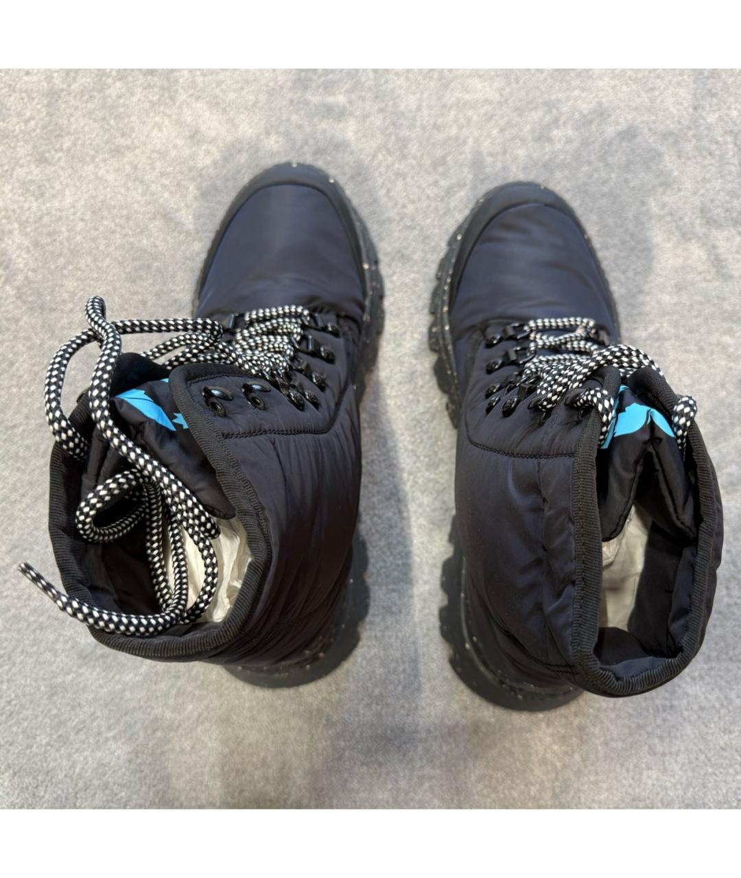 DSQUARED2 Черные неопреновые высокие ботинки, фото 3