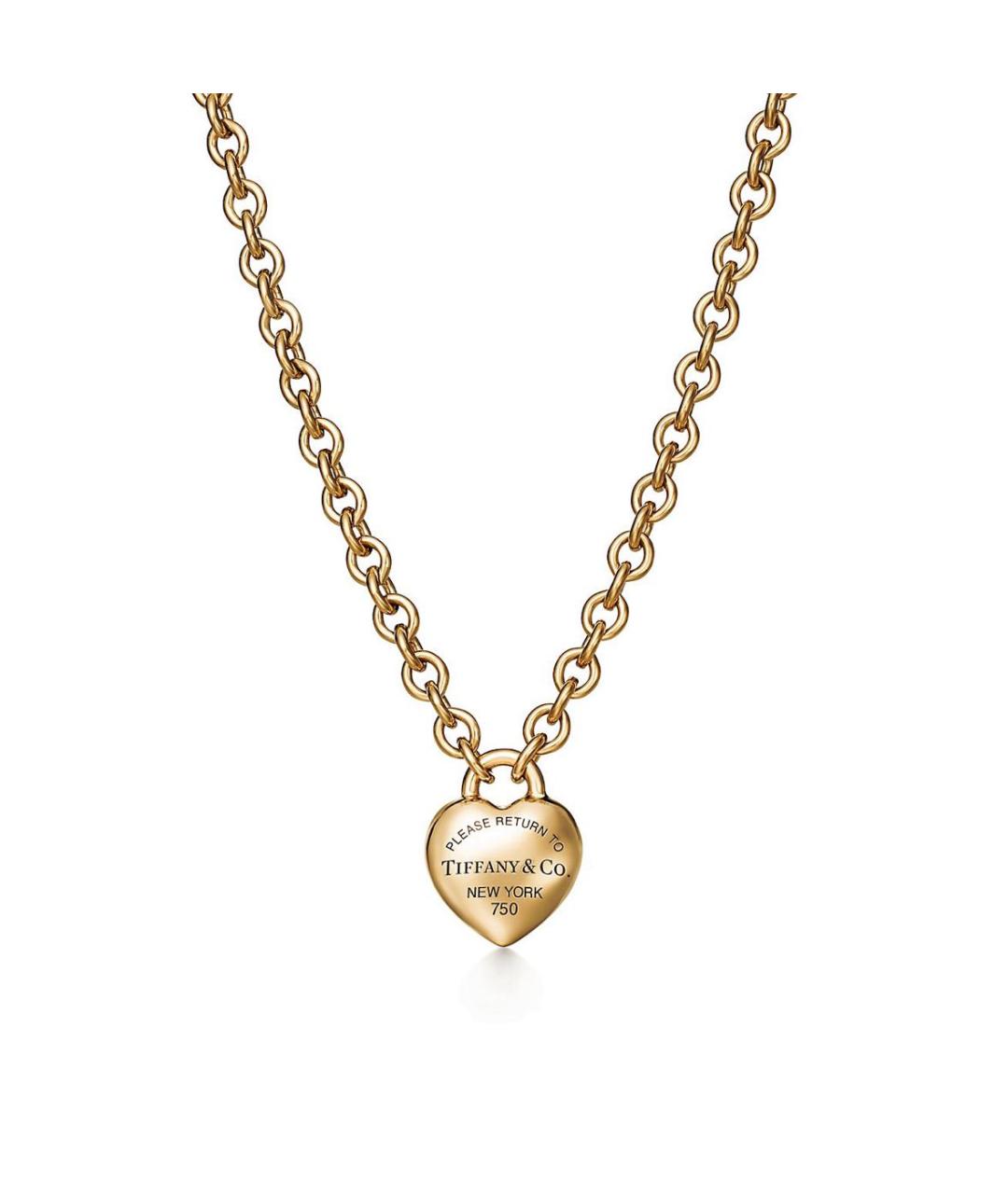 TIFFANY&CO Желтая подвеска из желтого золота, фото 5