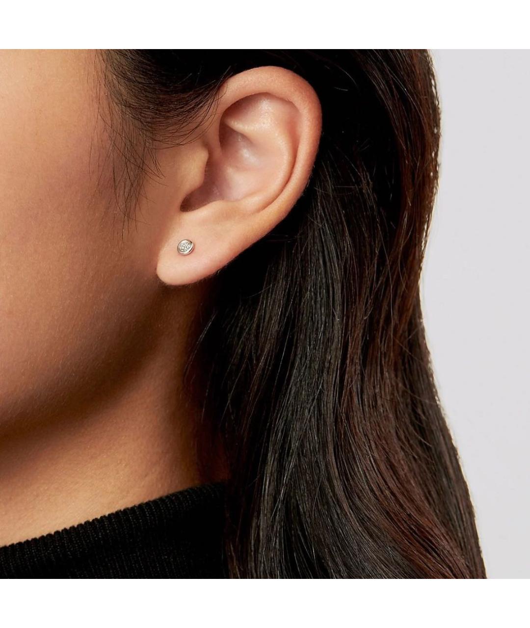 TIFFANY&CO Серебряные серьги из белого золота, фото 3