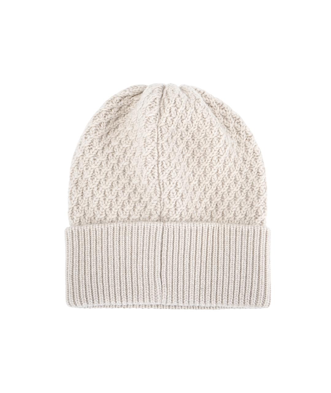 CHANEL Бежевая шерстяная шапка, фото 2