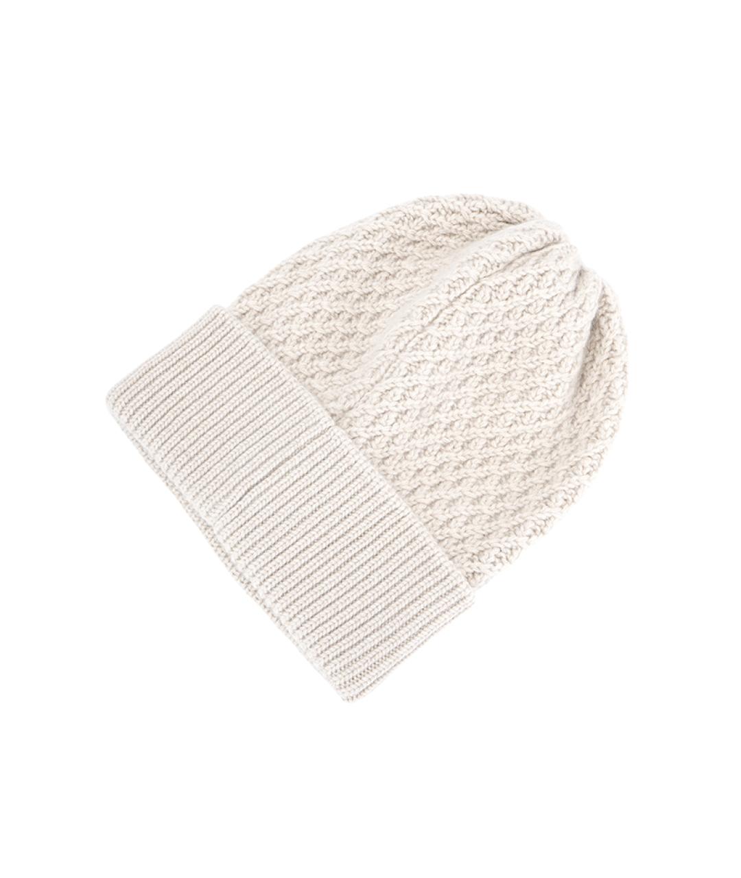 CHANEL Бежевая шерстяная шапка, фото 4