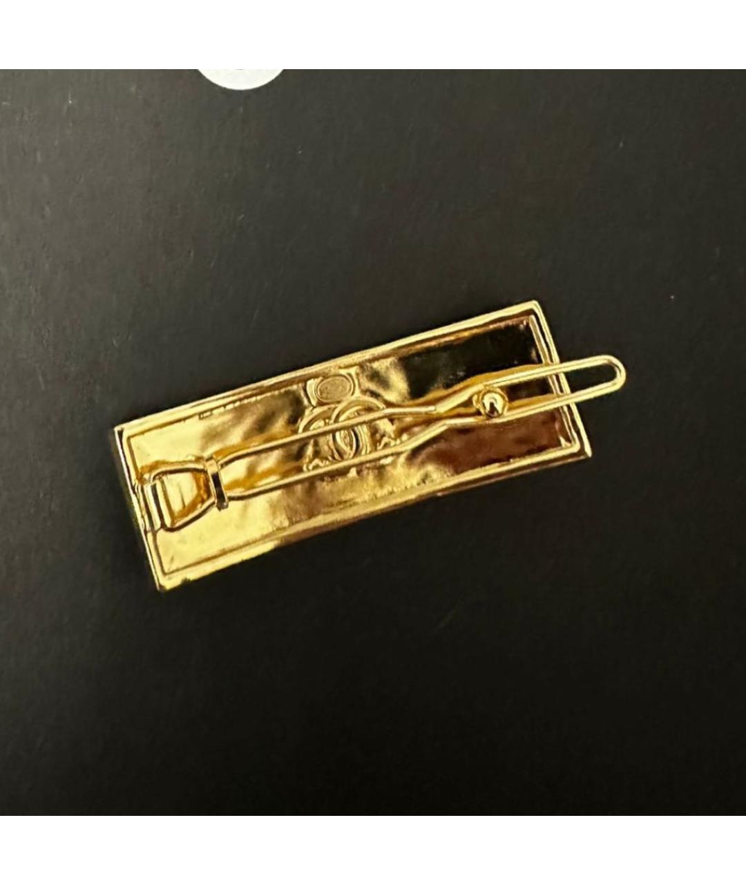 CHANEL Черная заколка, фото 3