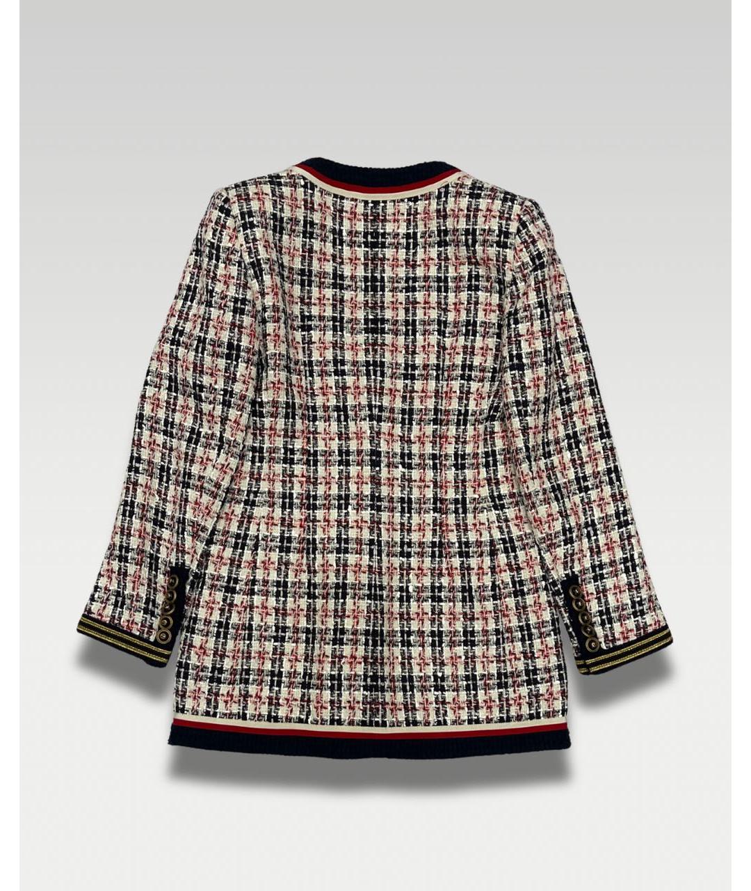 GUCCI Мульти твидовый жакет/пиджак, фото 2