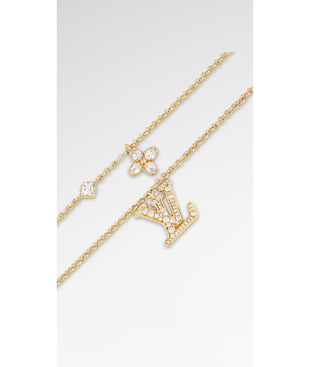 LOUIS VUITTON Золотой металлический браслет, фото 2