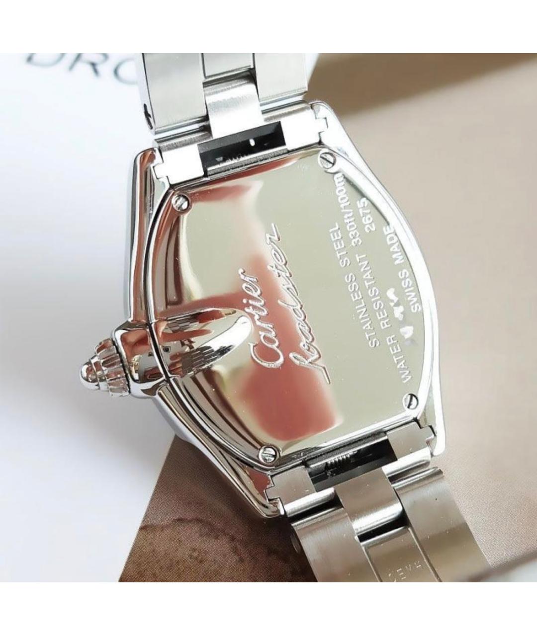 CARTIER Серебряные часы, фото 2