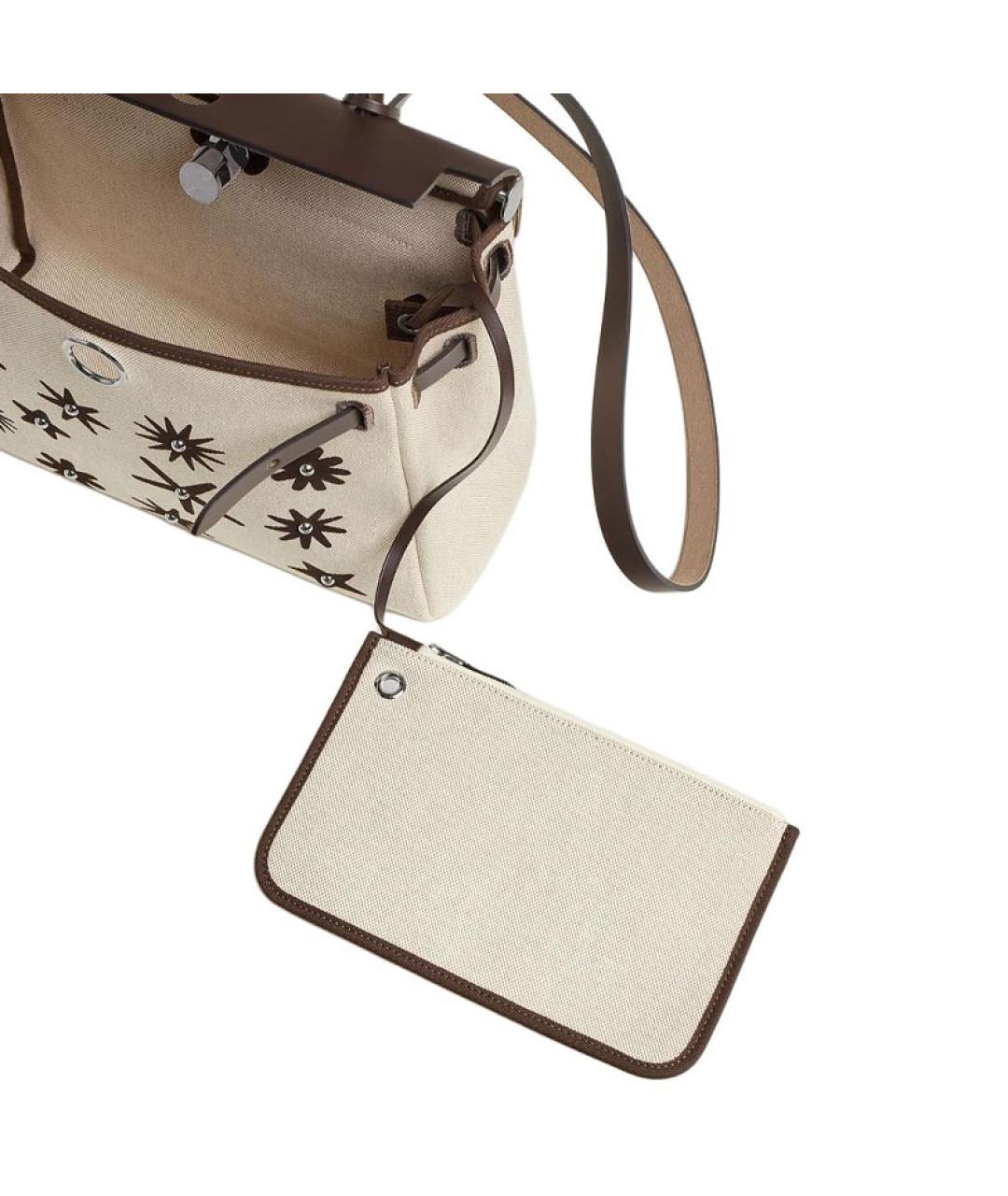 HERMES Белая сумка через плечо, фото 4