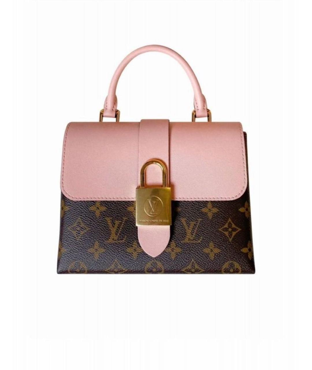 LOUIS VUITTON Розовая кожаная сумка с короткими ручками, фото 1