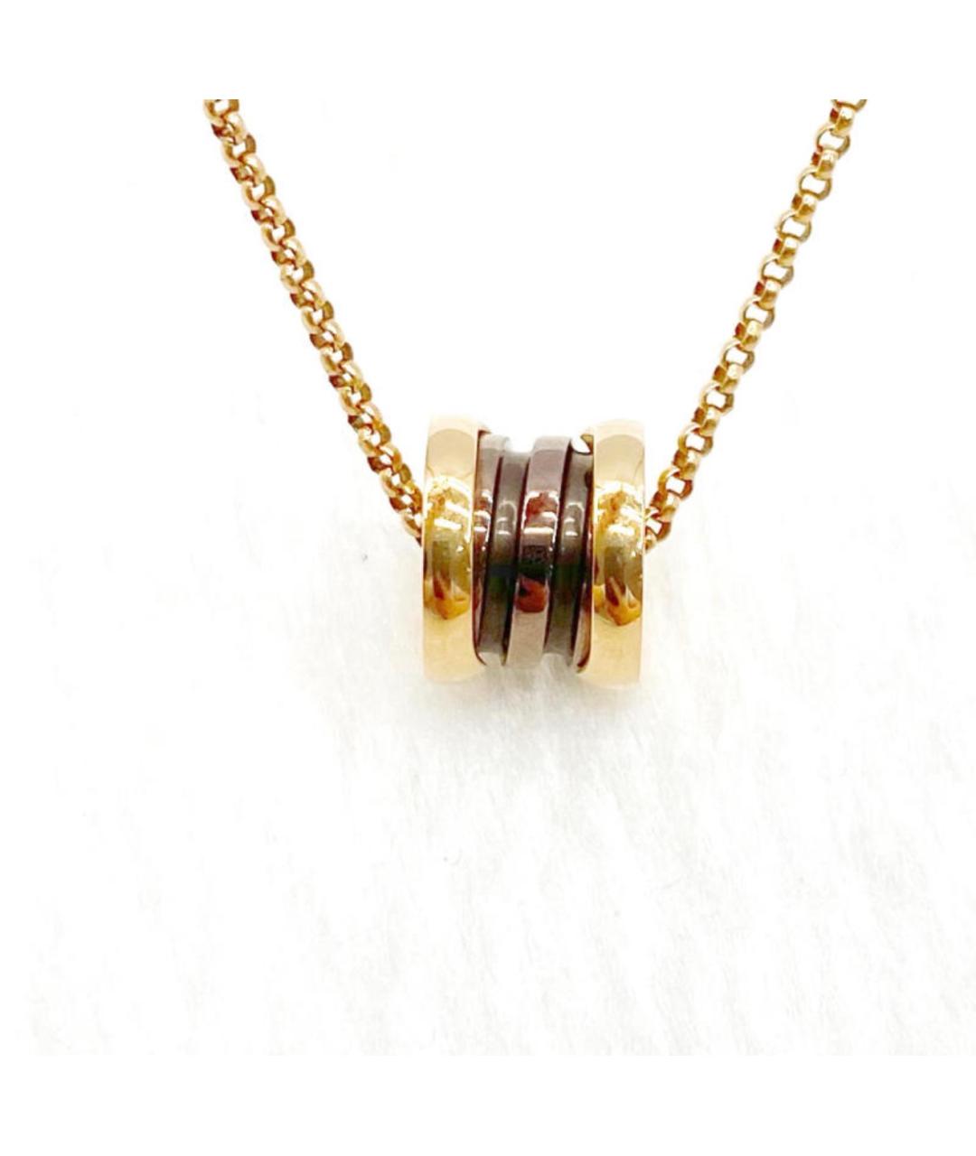 BVLGARI Золотое колье из розового золота, фото 6