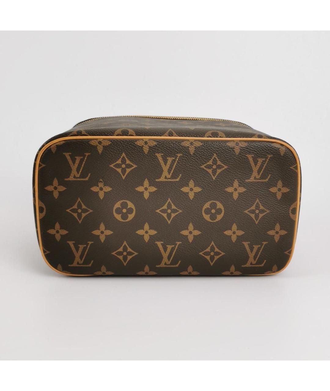 LOUIS VUITTON Коричневая косметичка, фото 5