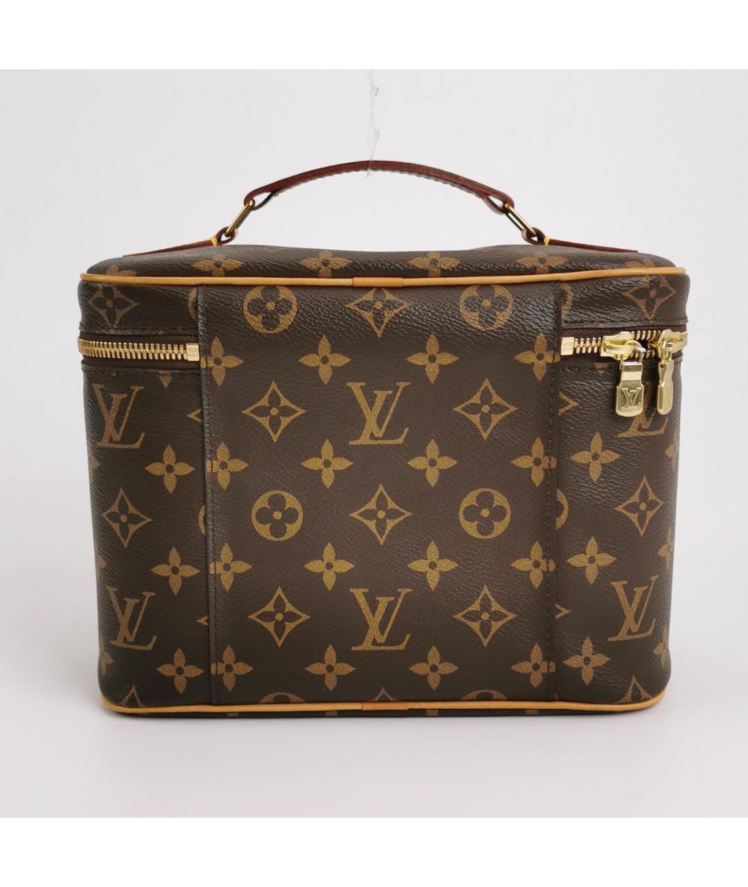 LOUIS VUITTON Коричневая косметичка, фото 4