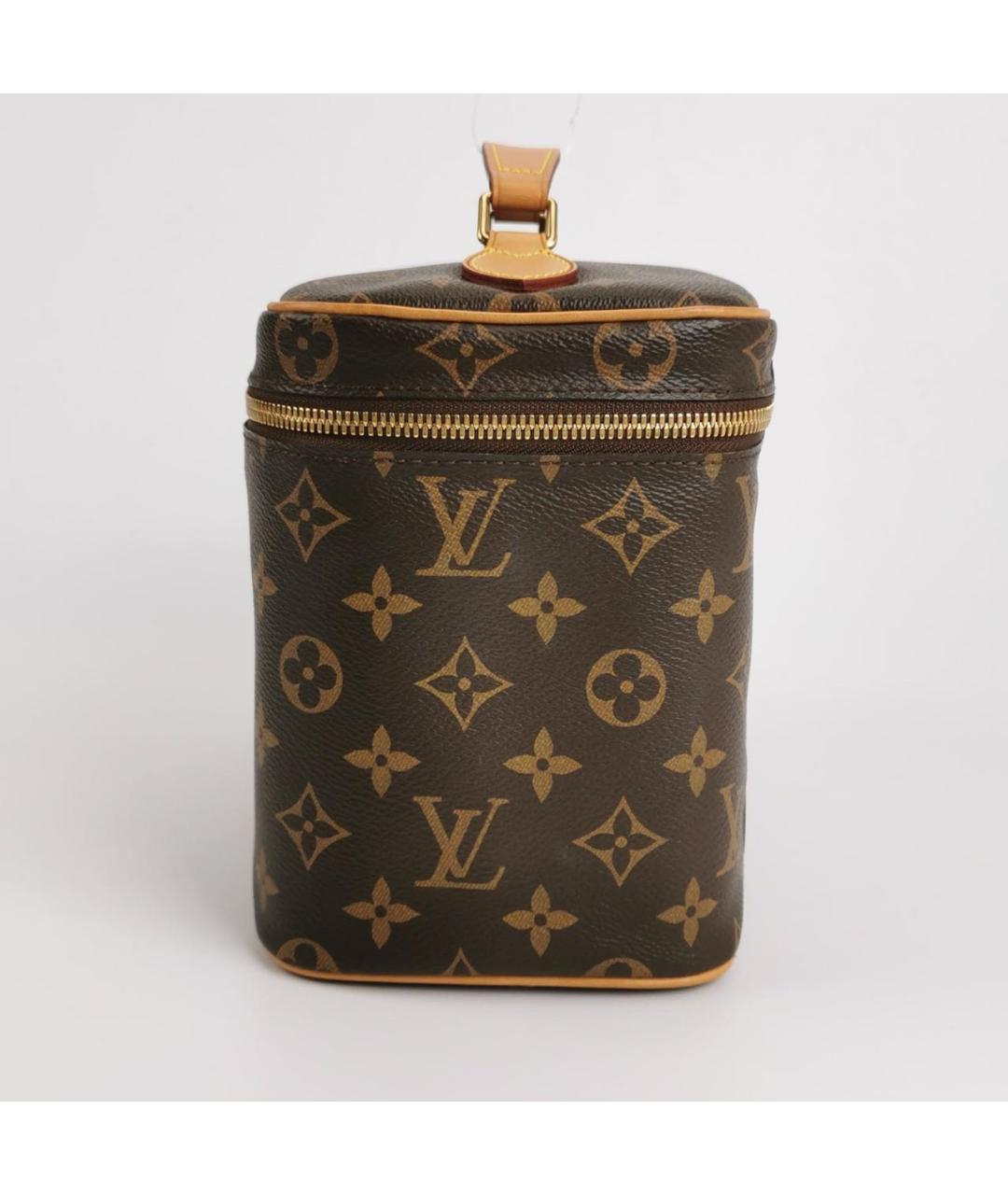 LOUIS VUITTON Коричневая косметичка, фото 2