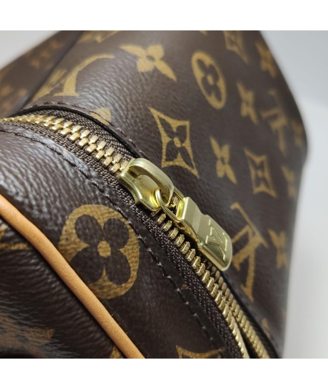 LOUIS VUITTON Коричневая косметичка, фото 7