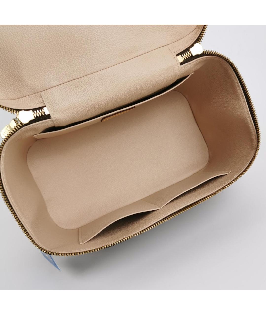 LOUIS VUITTON Коричневая косметичка, фото 6