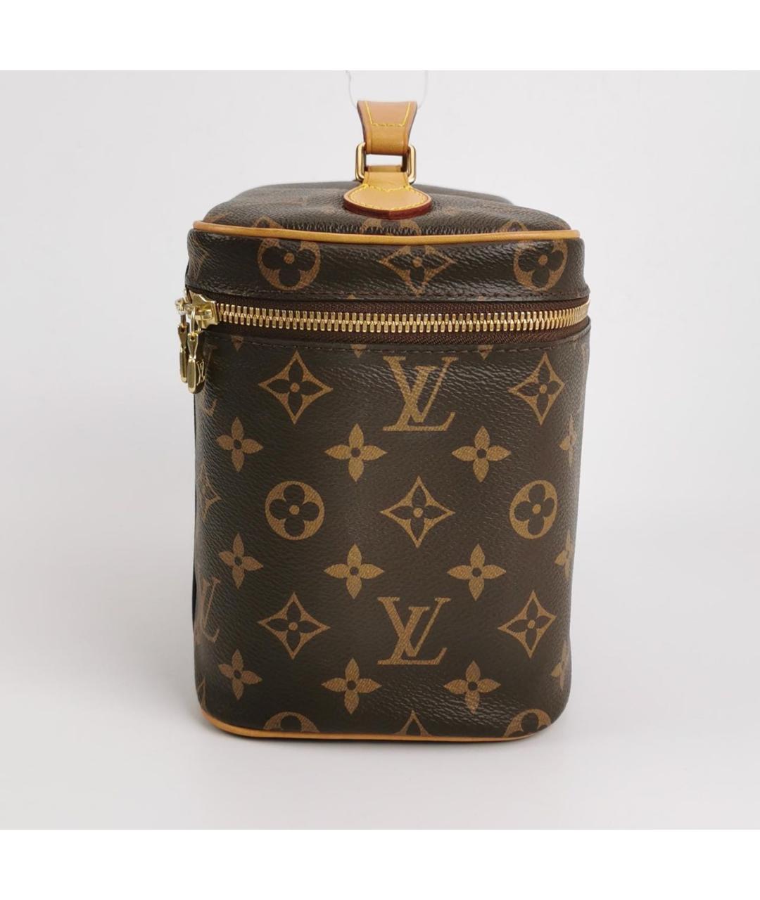 LOUIS VUITTON Коричневая косметичка, фото 3
