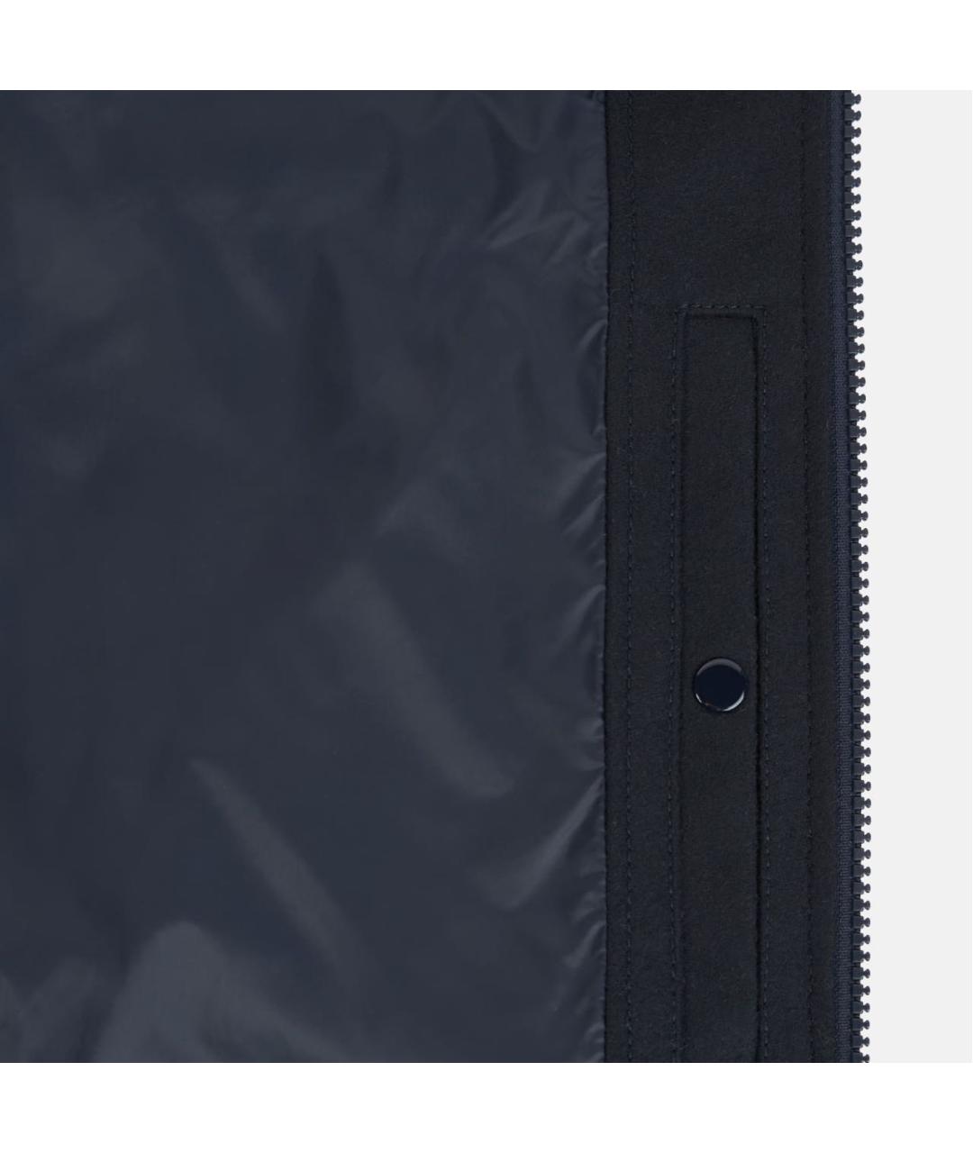 STONE ISLAND Темно-синяя шерстяная куртка, фото 7