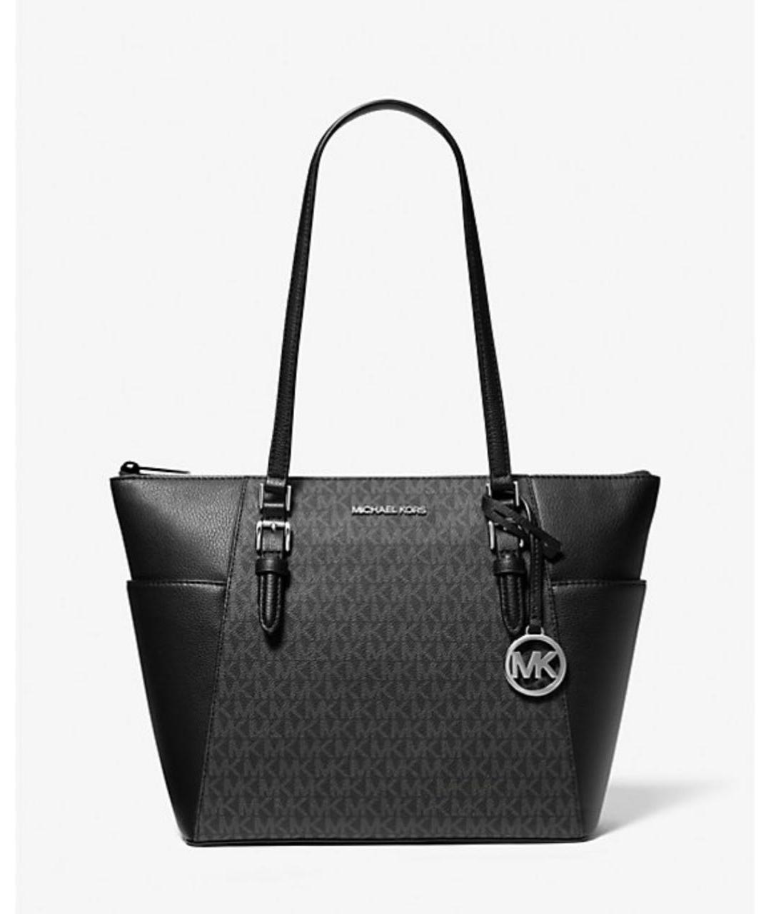 MICHAEL MICHAEL KORS Черная сумка тоут, фото 9