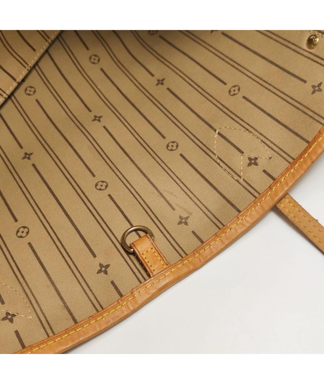 LOUIS VUITTON Коричневая сумка тоут, фото 7