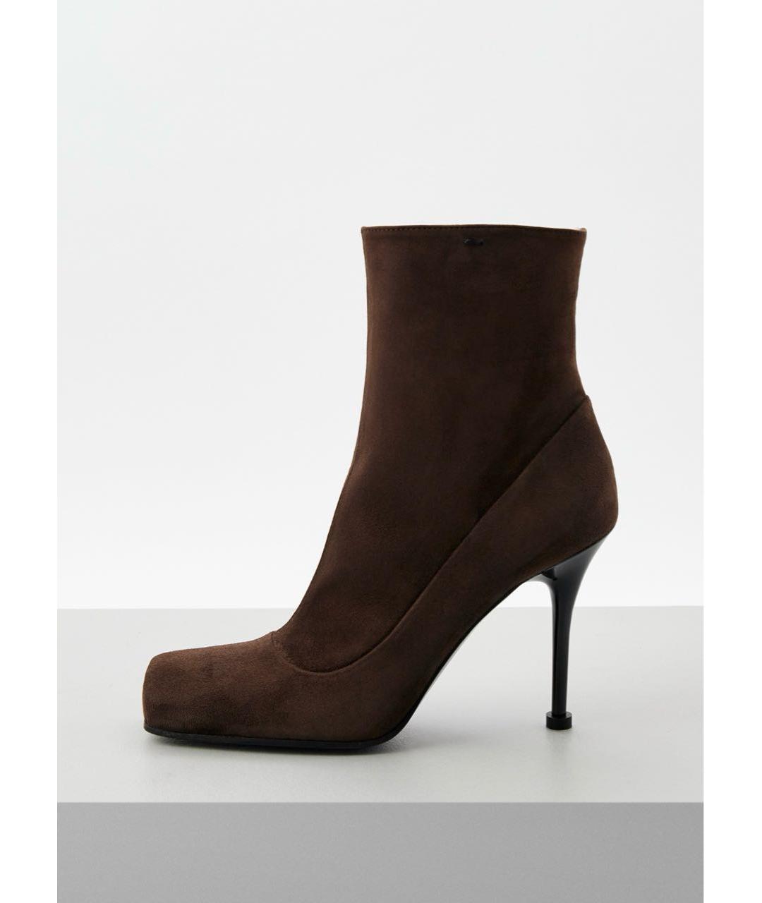 PREMIATA Коричневые замшевые ботильоны, фото 5