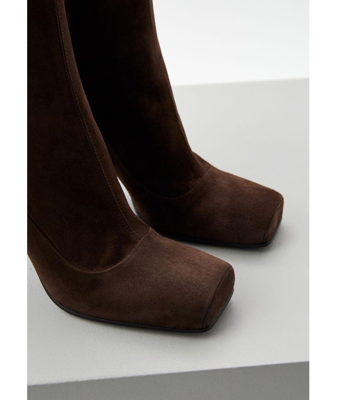PREMIATA Коричневые замшевые ботильоны, фото 2