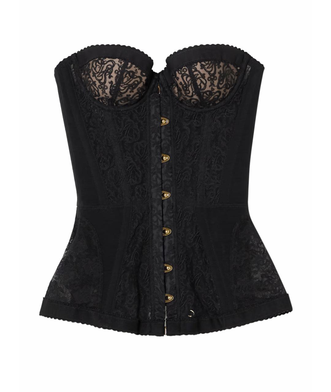 AGENT PROVOCATEUR Черный кружевной корсет, фото 1