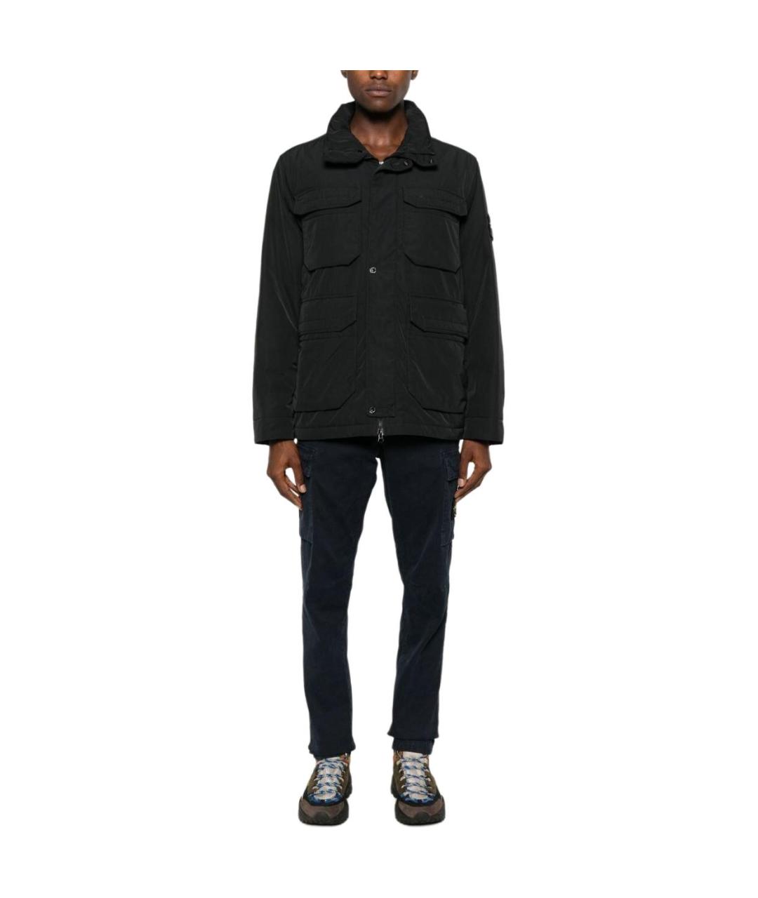 STONE ISLAND Темно-синие повседневные брюки, фото 2