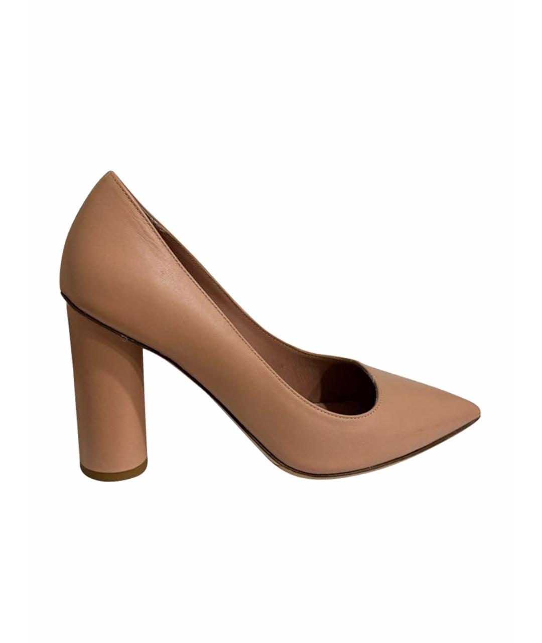 RED VALENTINO Коралловые кожаные туфли, фото 1