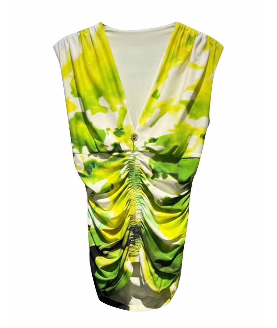 ROBERTO CAVALLI Желтая полиамидовая блузы, фото 1