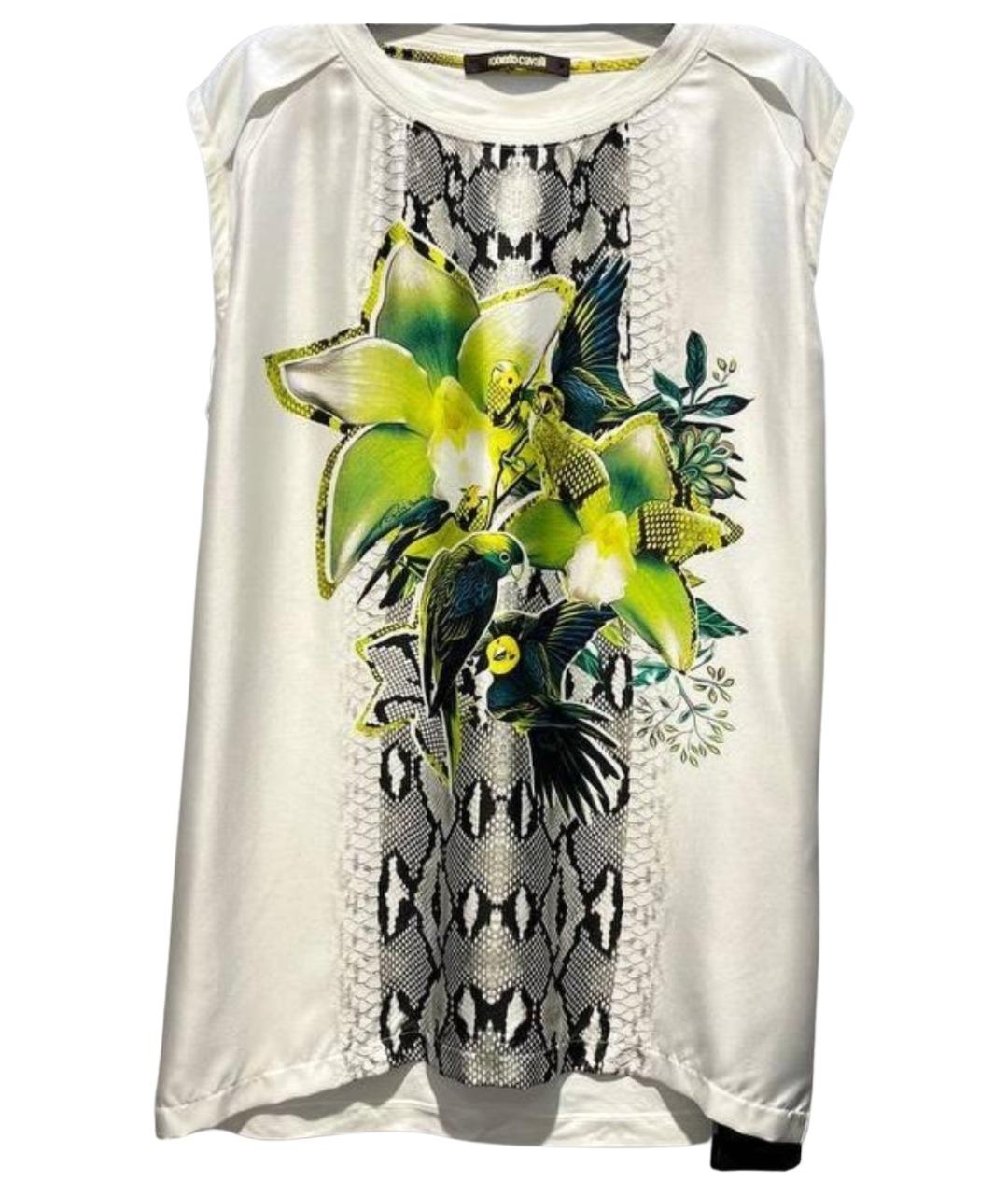 ROBERTO CAVALLI Белая вискозная блузы, фото 1