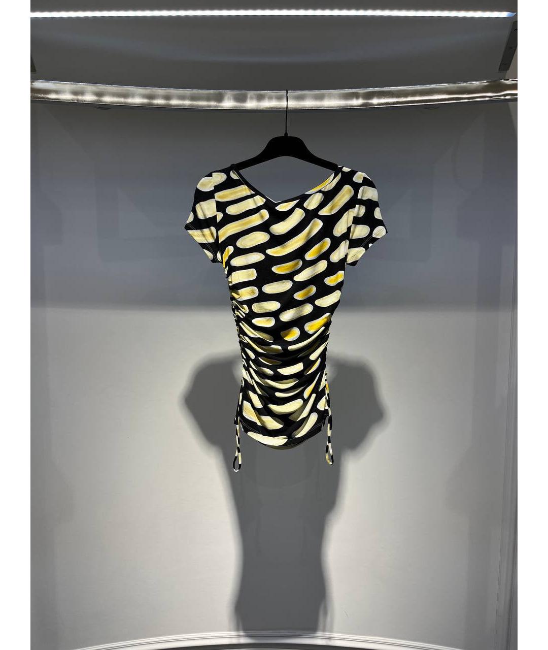 ROBERTO CAVALLI Мульти вискозная футболка, фото 3