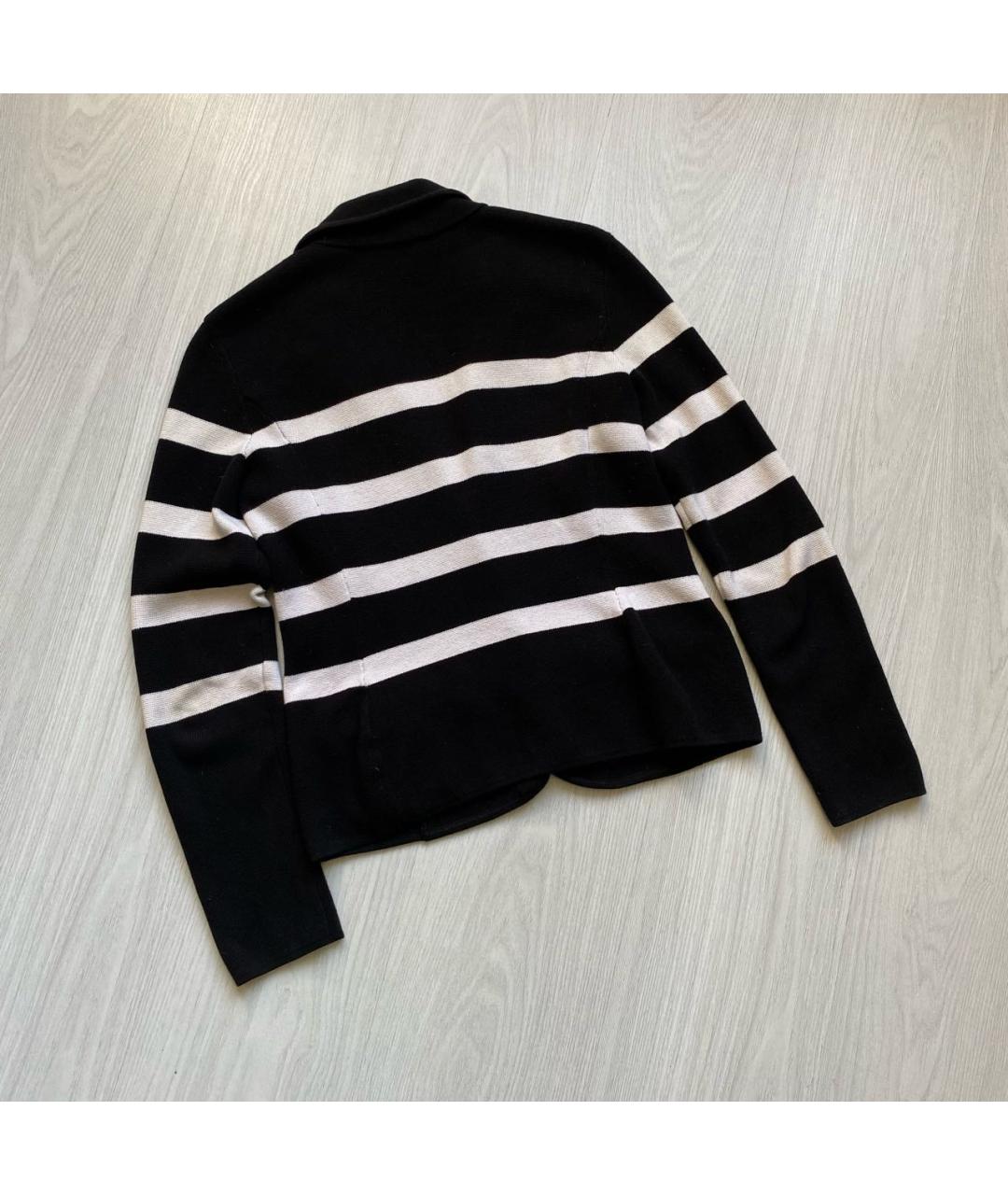 RALPH LAUREN Черный хлопковый кардиган, фото 5