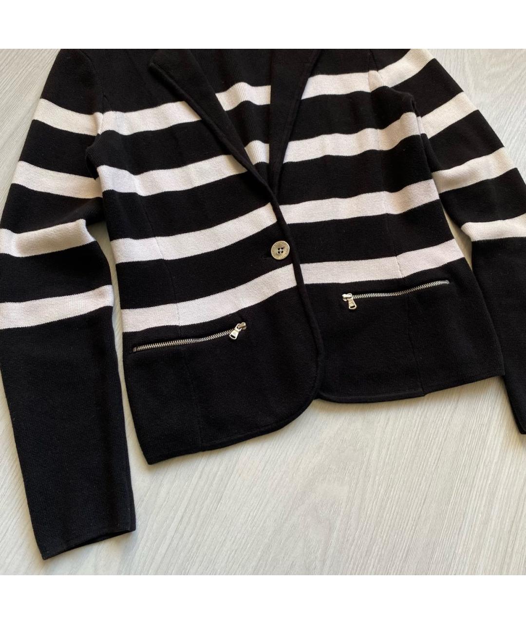 RALPH LAUREN Черный хлопковый кардиган, фото 4