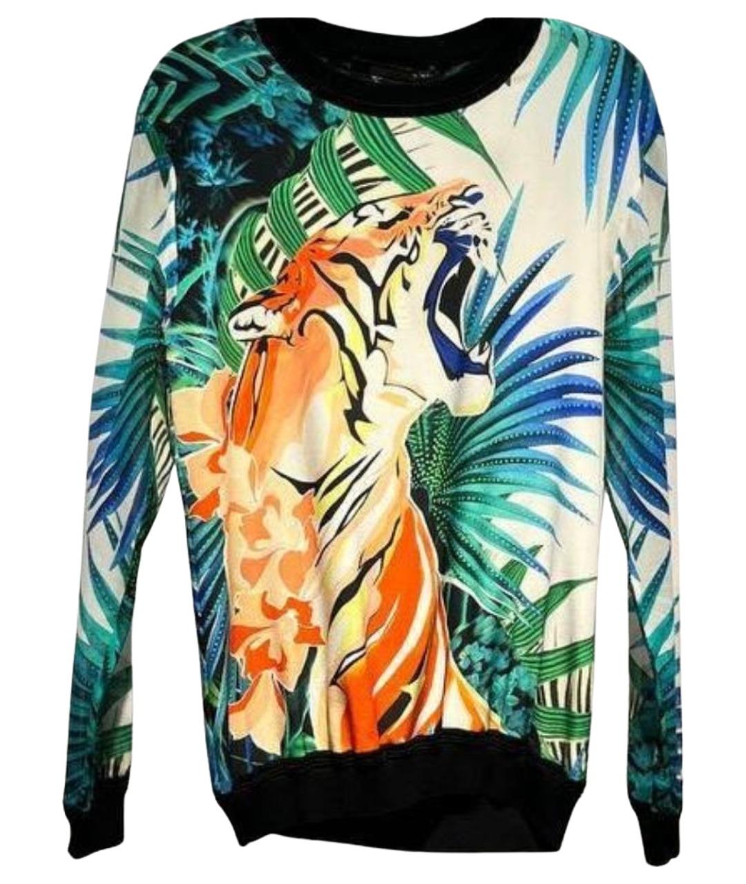 ROBERTO CAVALLI Мульти шелковый джемпер / свитер, фото 1