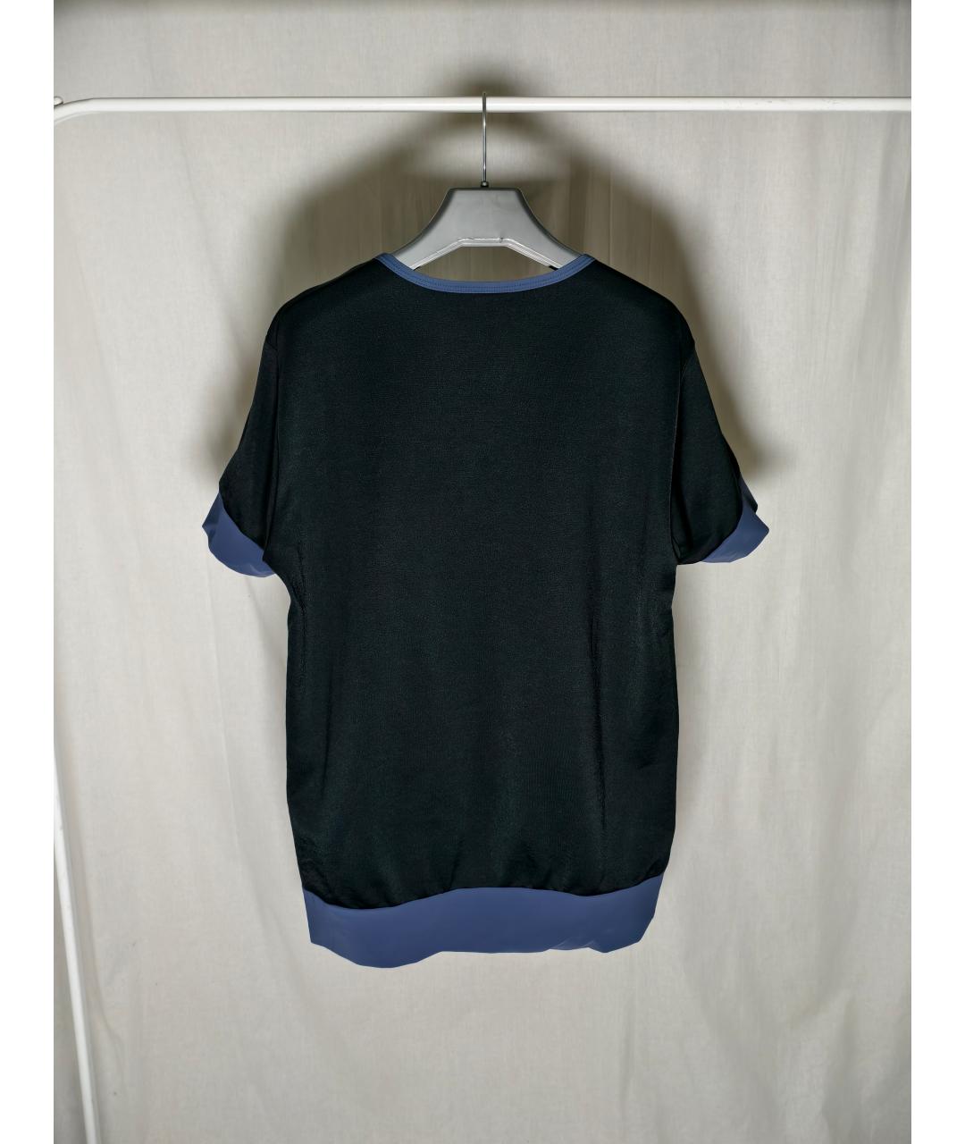 ATTACHMENT Черная синтетическая футболка, фото 2