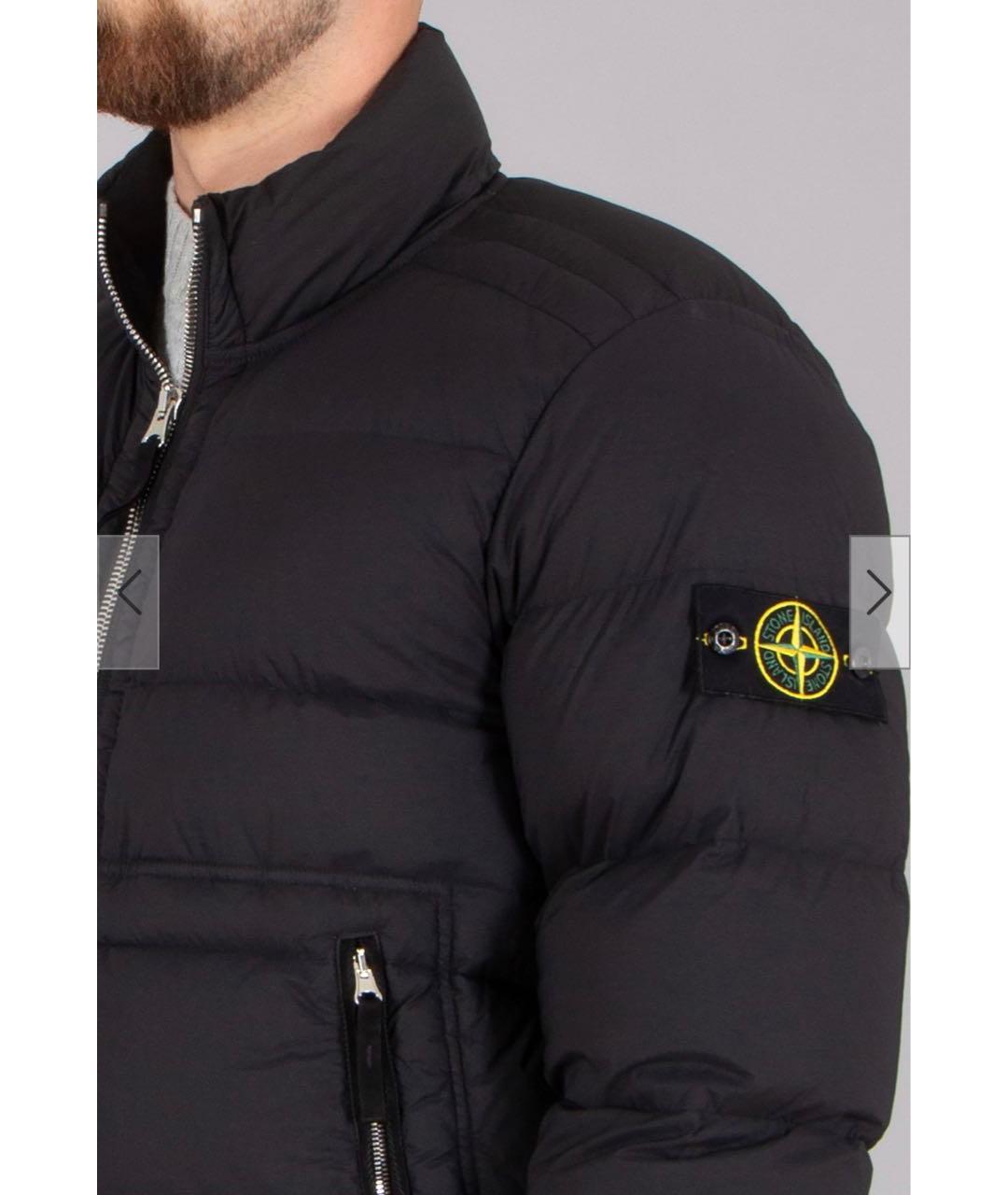 STONE ISLAND Черная куртка, фото 3