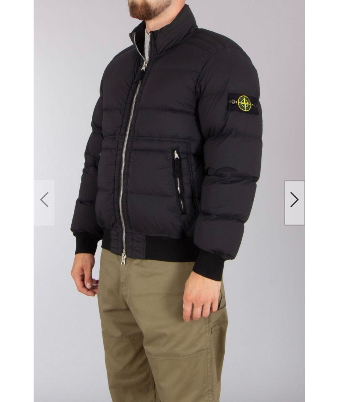 STONE ISLAND Черная куртка, фото 4