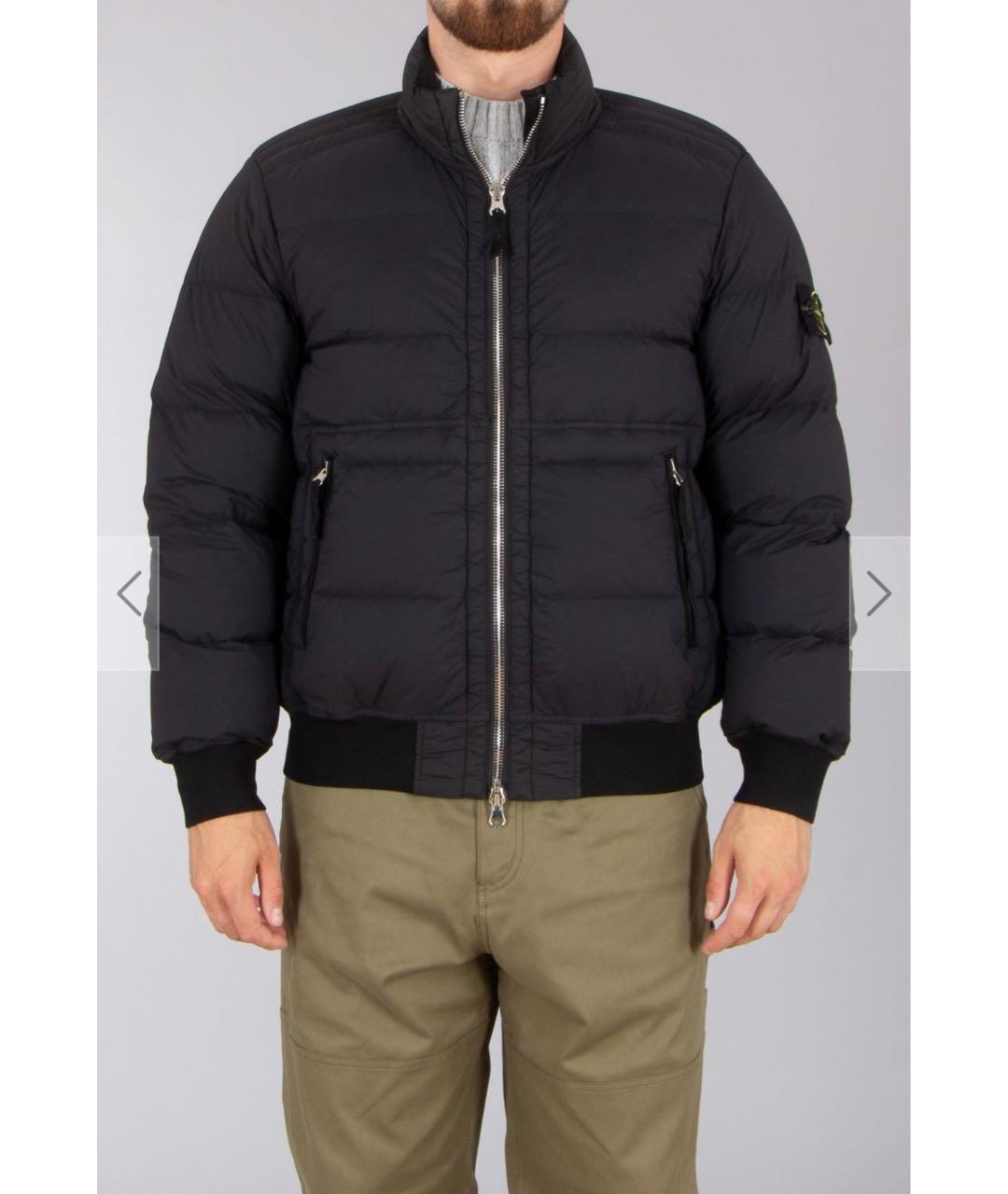 STONE ISLAND Черная куртка, фото 5