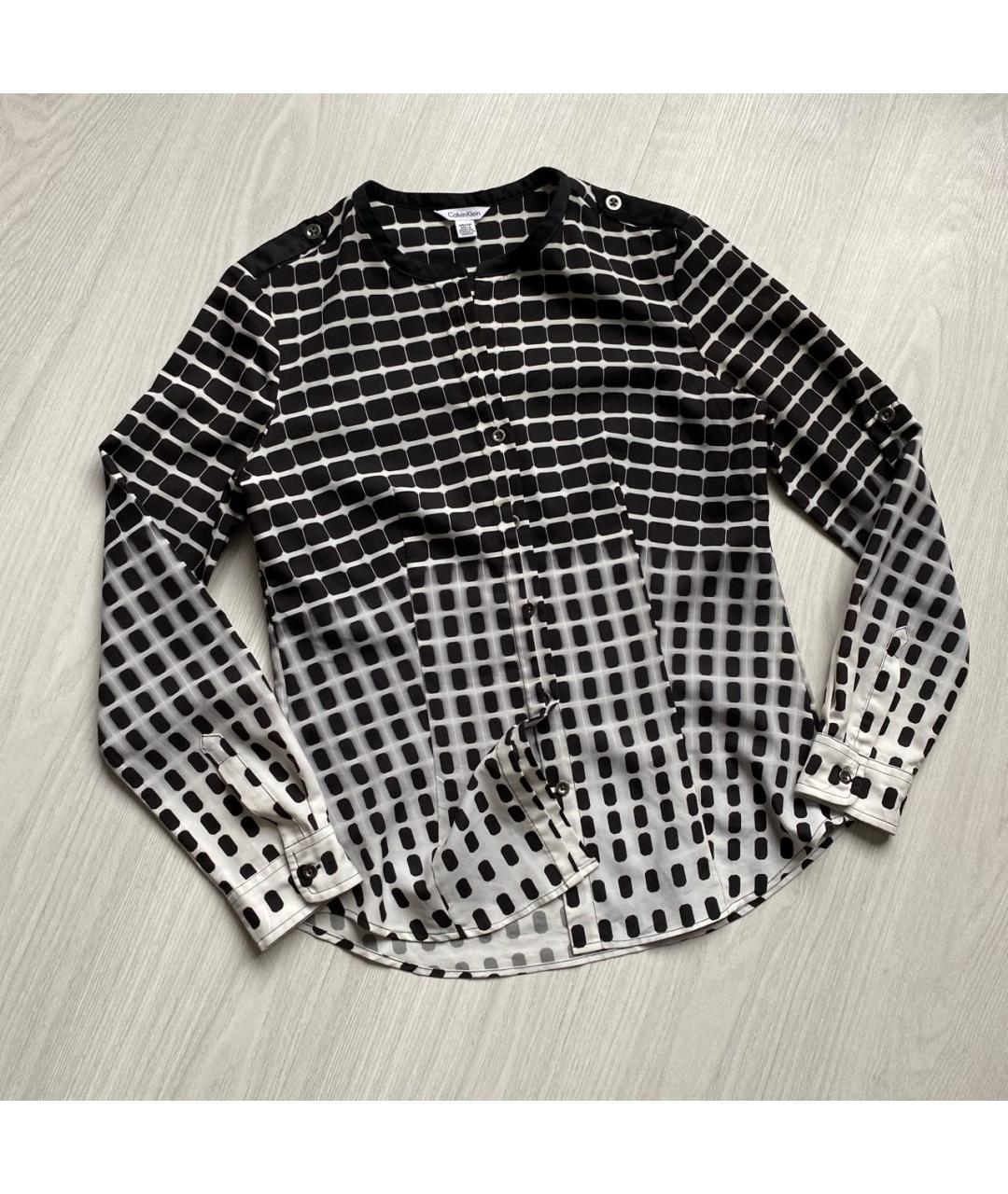 CALVIN KLEIN Мульти полиэстеровая рубашка, фото 4