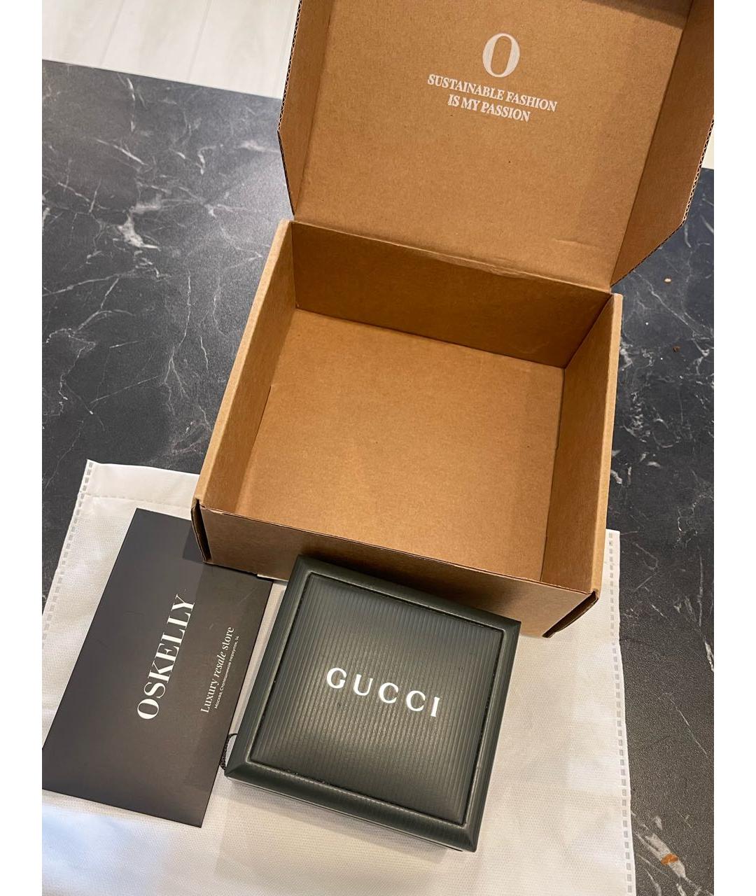 GUCCI Серебряные металлические часы, фото 4