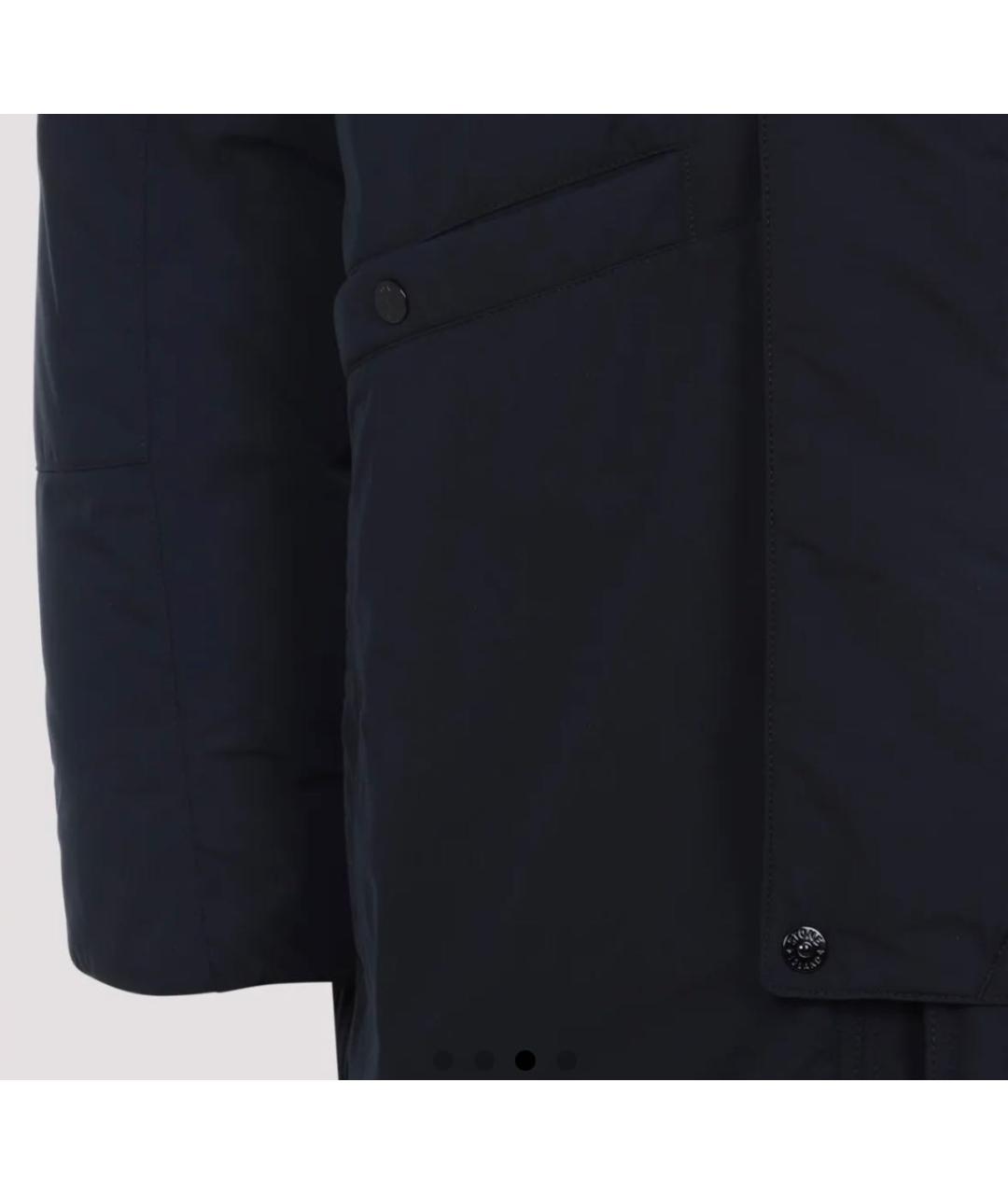 STONE ISLAND Темно-синяя куртка, фото 3