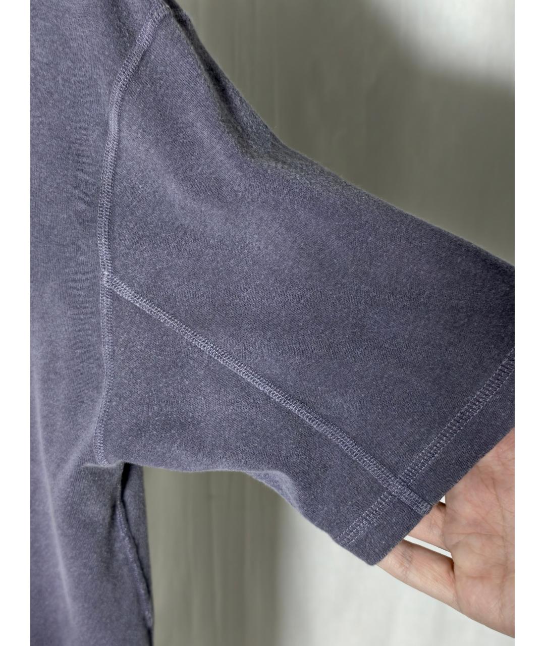 ATTACHMENT Голубая хлопковая футболка, фото 5