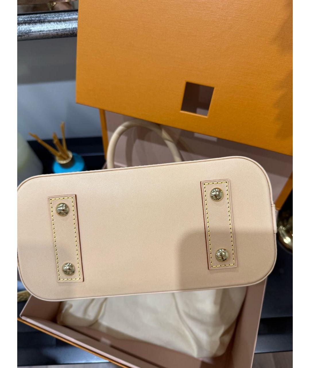 LOUIS VUITTON Коричневая сумка с короткими ручками, фото 3