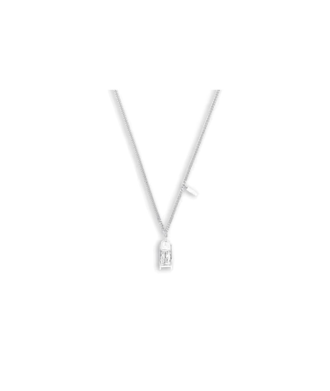 CHRISTIAN DIOR Серебряная металлическая цепочка/подвеска, фото 3