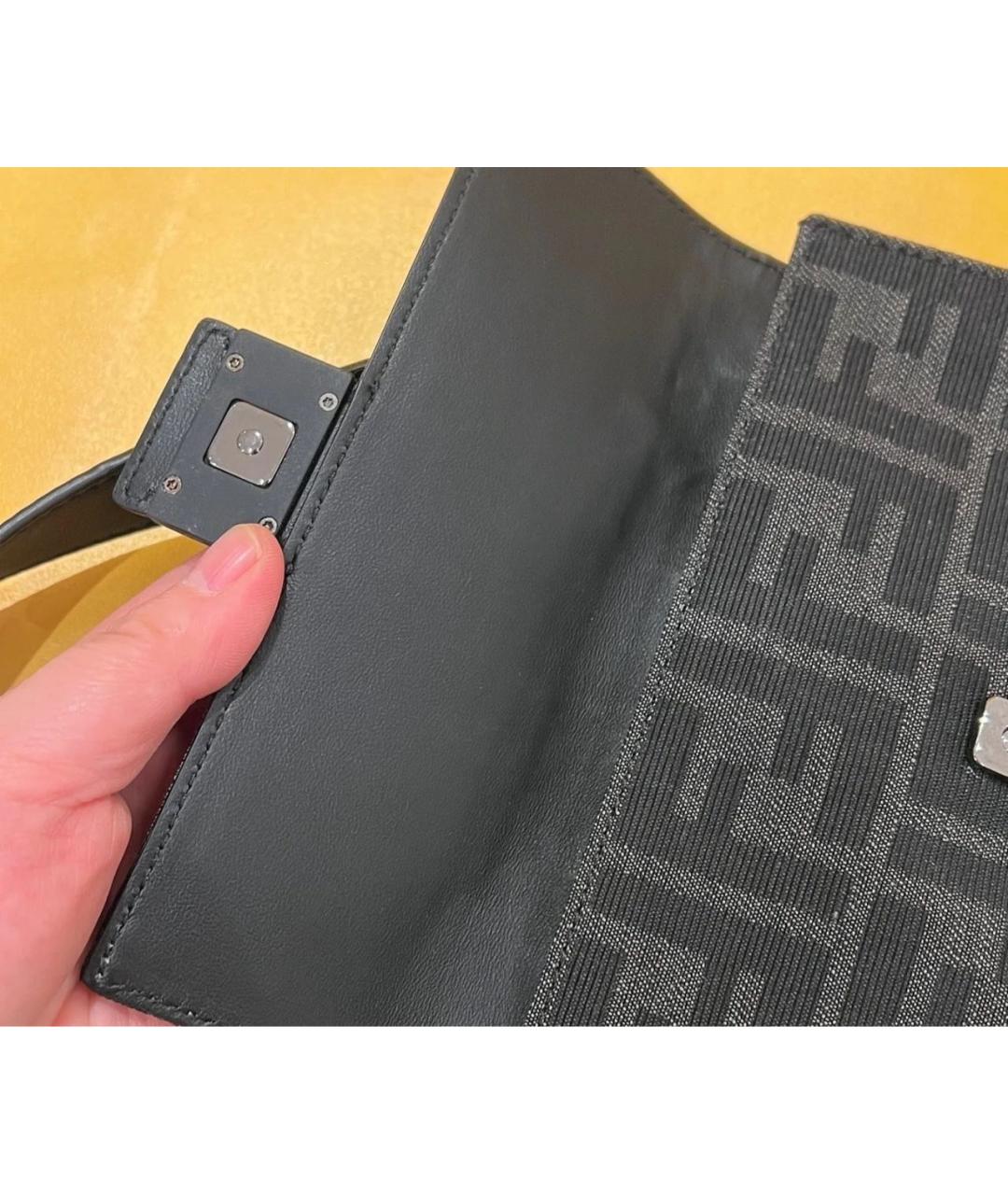 FENDI Черная сумка на плечо, фото 4