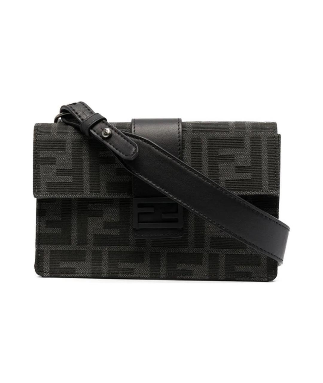 FENDI Черная сумка на плечо, фото 1