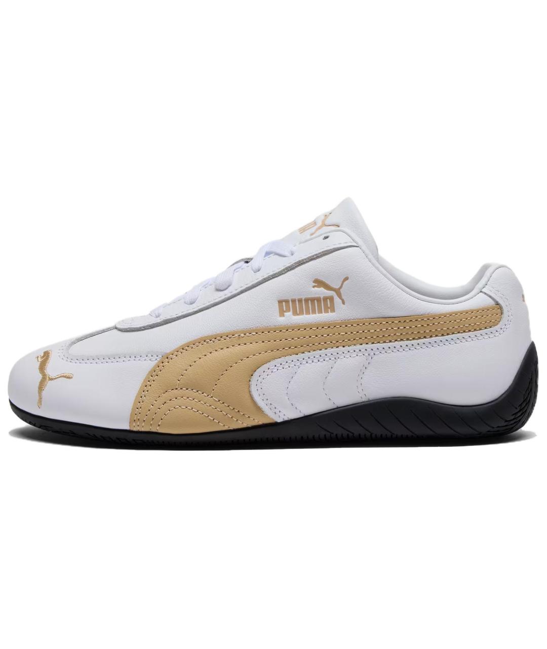 PUMA Белые кожаные кеды, фото 2