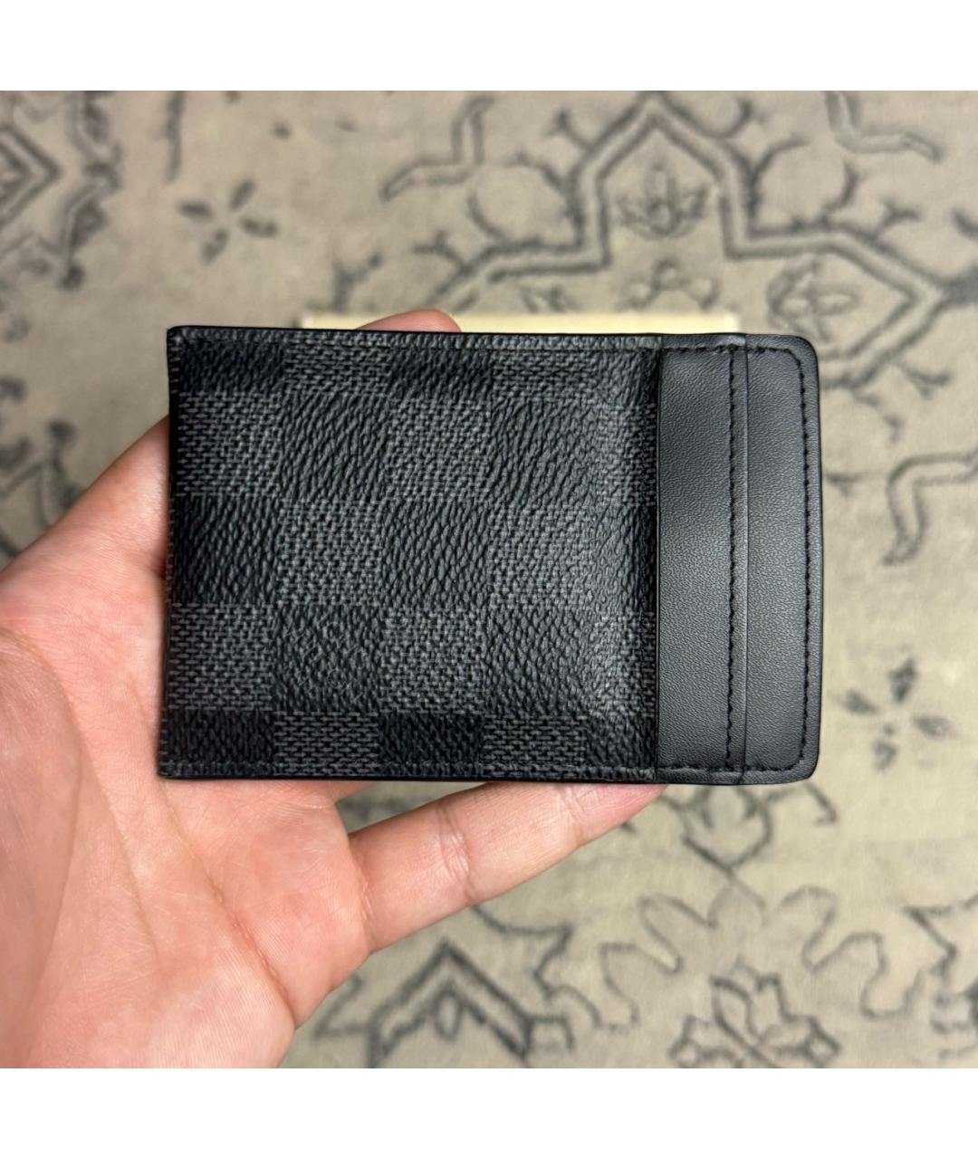 LOUIS VUITTON Черный кардхолдер, фото 8